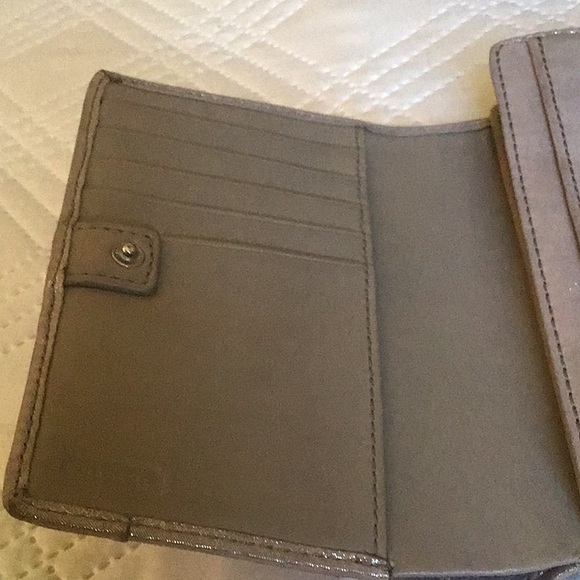 Coach Shimmering Silver Wallet - Picture 6 of 8